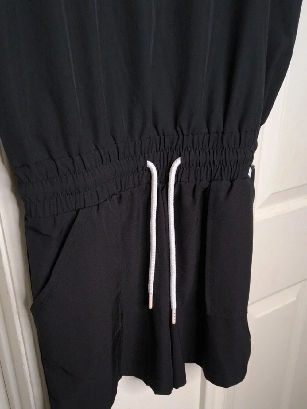 Justice Black Sleeveless Athletic Romper